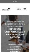 How officein.com.co looks like on a mobile device such as an iPhone.