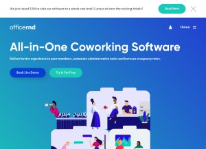 How officernd.com looks like on a tablet such as an iPad.