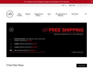 How offthehook.ca looks like on a tablet such as an iPad.