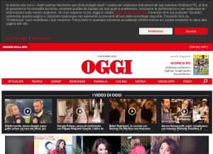 How oggi.it looks like on a tablet such as an iPad.