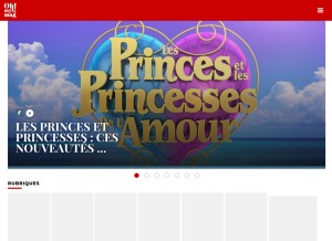 How ohmymag.com looks like on a tablet such as an iPad.