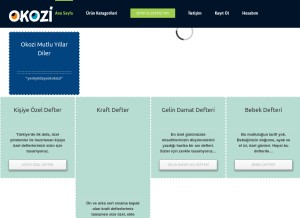 How okozi.com looks like on a tablet such as an iPad.
