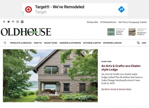 How oldhouseonline.com looks like on a tablet such as an iPad.