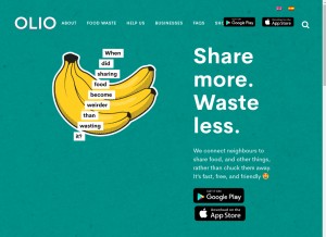 How olioex.com looks like on a tablet such as an iPad.