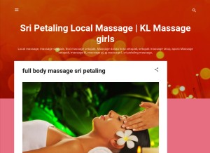How oliviawellnessmassage.blogspot.com looks like on a tablet such as an iPad.