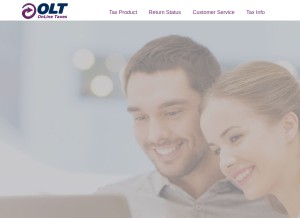 How olt.com looks like on a tablet such as an iPad.