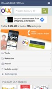 How olx.ba looks like on a mobile device such as an iPhone.