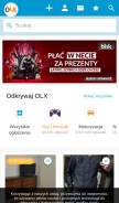 How olx.pl looks like on a mobile device such as an iPhone.