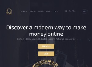 How omega.best looks like on a tablet such as an iPad.