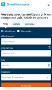 How omeilleursprix.com looks like on a mobile device such as an iPhone.