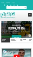 How omg.org looks like on a mobile device such as an iPhone.