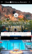How omnihotels-cme.com looks like on a mobile device such as an iPhone.