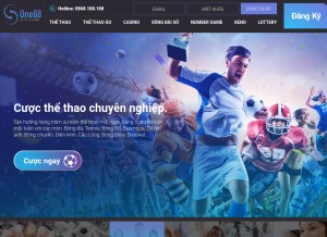 How one88.fun looks like on a tablet such as an iPad.