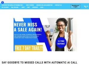 How oneconnectionsllc.com looks like on a tablet such as an iPad.