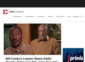 How onecountry.com looks like on a tablet such as an iPad.