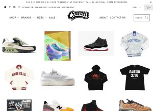 How onenessboutique.com looks like on a tablet such as an iPad.