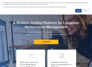How onestreamcloud.com looks like on a tablet such as an iPad.