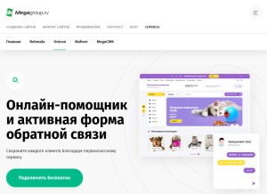 How onicon.ru looks like on a tablet such as an iPad.