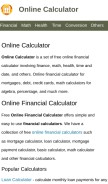 How online-calculator.org looks like on a mobile device such as an iPhone.