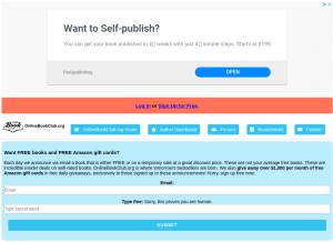 How onlinebookclub.org looks like on a tablet such as an iPad.
