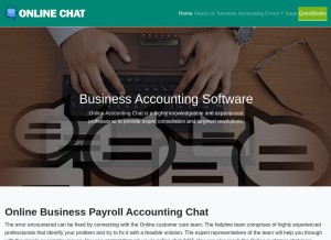 How onlinechat247.org looks like on a tablet such as an iPad.