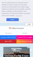 How onlinedoctranslator.com looks like on a mobile device such as an iPhone.