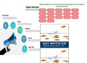 How onlinefreetranslator.com looks like on a tablet such as an iPad.