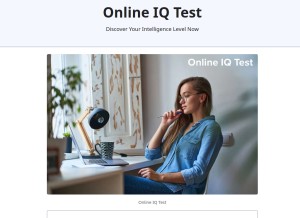 How onlineiqtest.pages.dev looks like on a tablet such as an iPad.