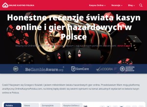 How onlinekasynopolska.com looks like on a tablet such as an iPad.
