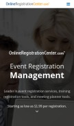How onlineregistrationcenter.com looks like on a mobile device such as an iPhone.