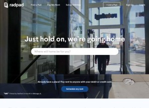 How onradpad.com looks like on a tablet such as an iPad.