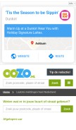 How oozo.nl looks like on a mobile device such as an iPhone.