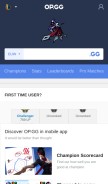 How op.gg looks like on a mobile device such as an iPhone.