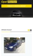 How opelmarket.ro looks like on a mobile device such as an iPhone.