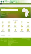 How opendataforafrica.org looks like on a mobile device such as an iPhone.