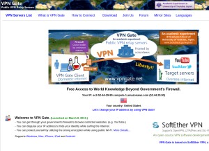 How opengw.net looks like on a tablet such as an iPad.