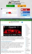 How openiv.com looks like on a mobile device such as an iPhone.
