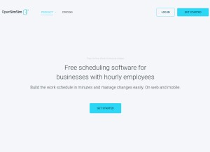 How opensimsim.com looks like on a tablet such as an iPad.
