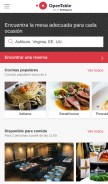 How opentable.es looks like on a mobile device such as an iPhone.