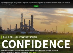 How opisnet.com looks like on a tablet such as an iPad.