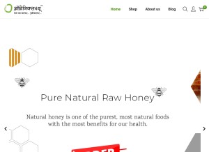 How organics4u.farm looks like on a tablet such as an iPad.