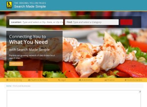 How originalyp.com looks like on a tablet such as an iPad.