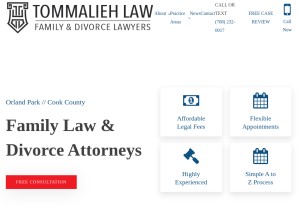 How orlandfamilylawyers.com looks like on a tablet such as an iPad.