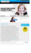 How orthobanc.com looks like on a mobile device such as an iPhone.