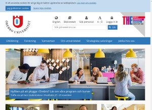 How oru.se looks like on a tablet such as an iPad.