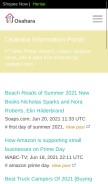 How osahara.com looks like on a mobile device such as an iPhone.