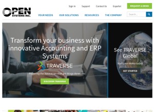 How osas.com looks like on a tablet such as an iPad.