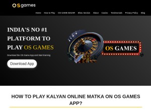 How osgames.co looks like on a tablet such as an iPad.