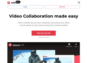 How oslo.io looks like on a tablet such as an iPad.