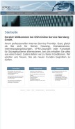 How osn.de looks like on a mobile device such as an iPhone.